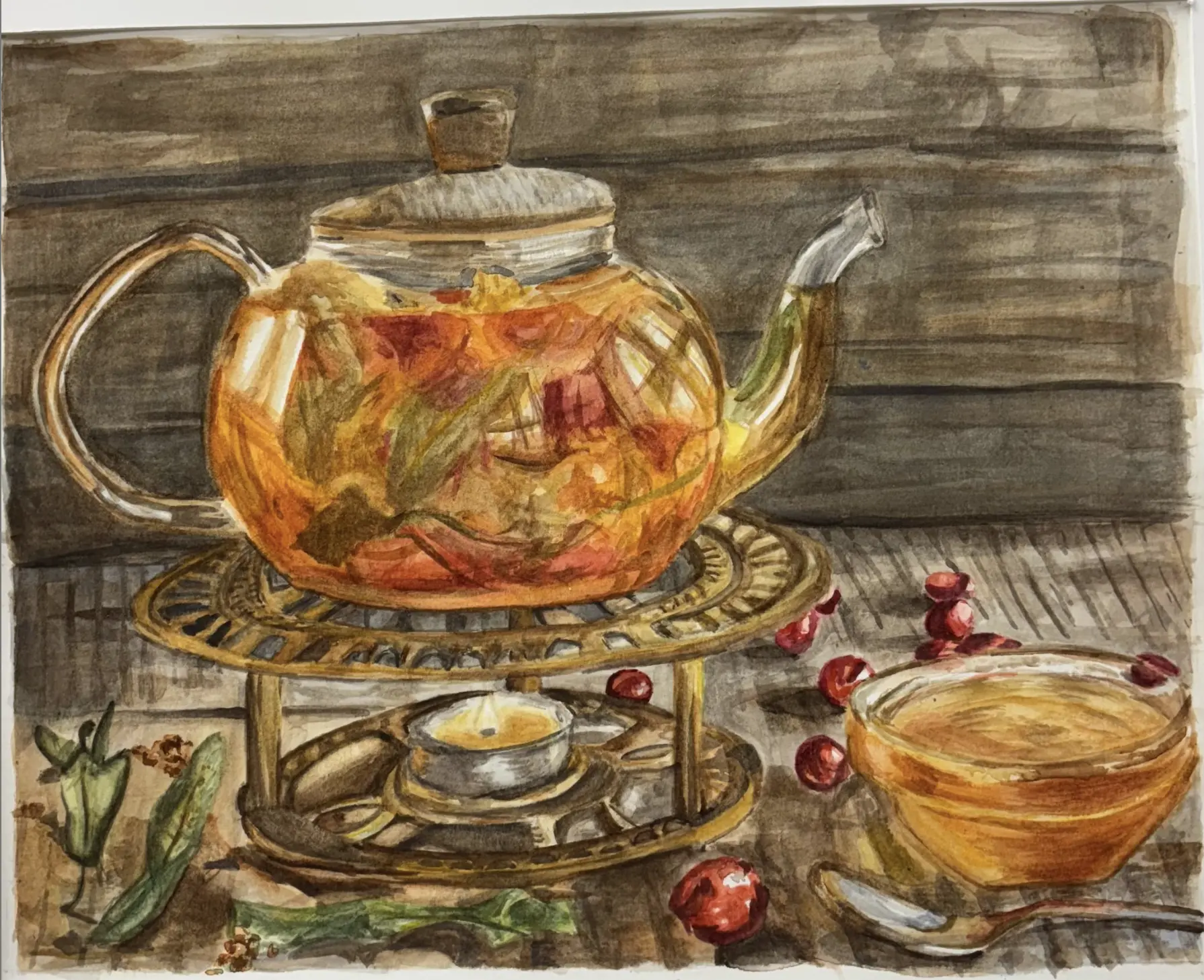 teapot painting